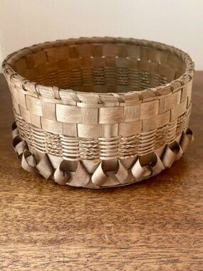Vintage 1930s Penobscot "Fancy Basket" Wabanaki Tradition Maine